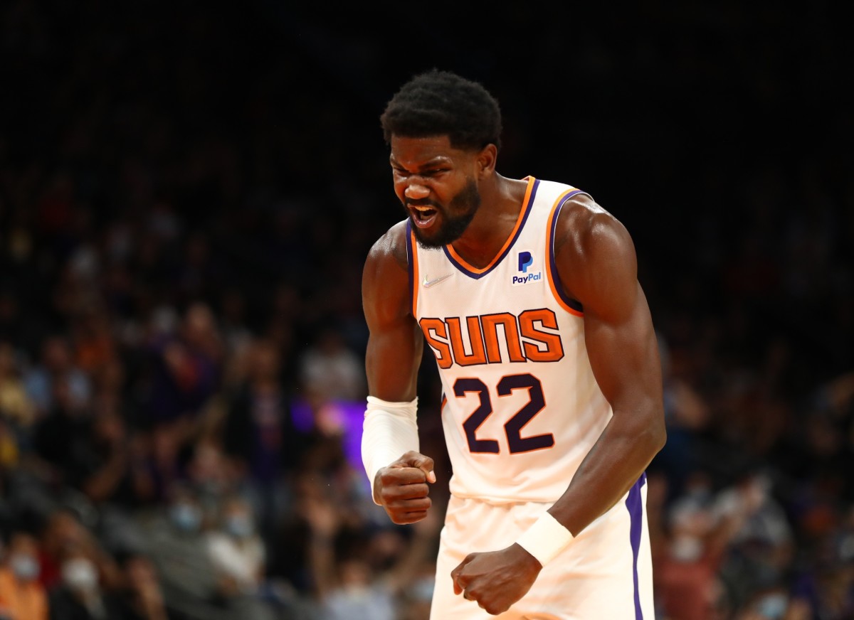 Deandre Ayton White Jersey